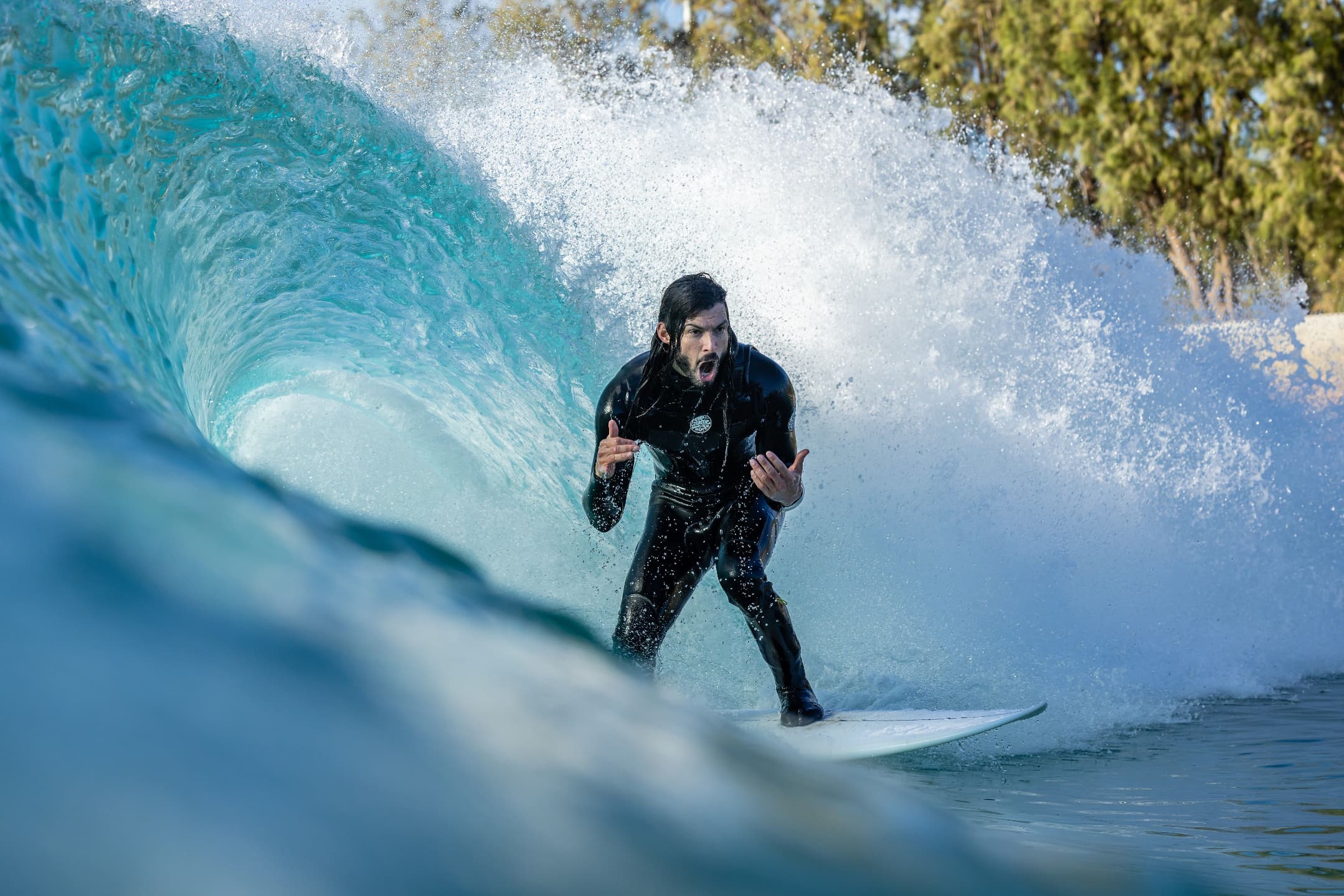 Surfing Paddling
